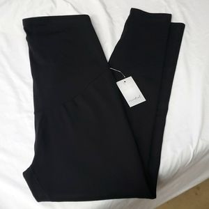 Black a:glow maternity leggings, size Large